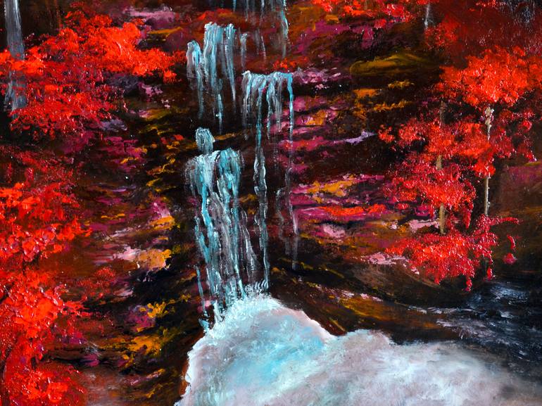 Original Impressionism Nature Painting by julia makors