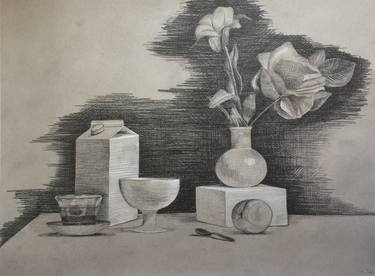 Print of Realism Still Life Drawings by Paul Lou