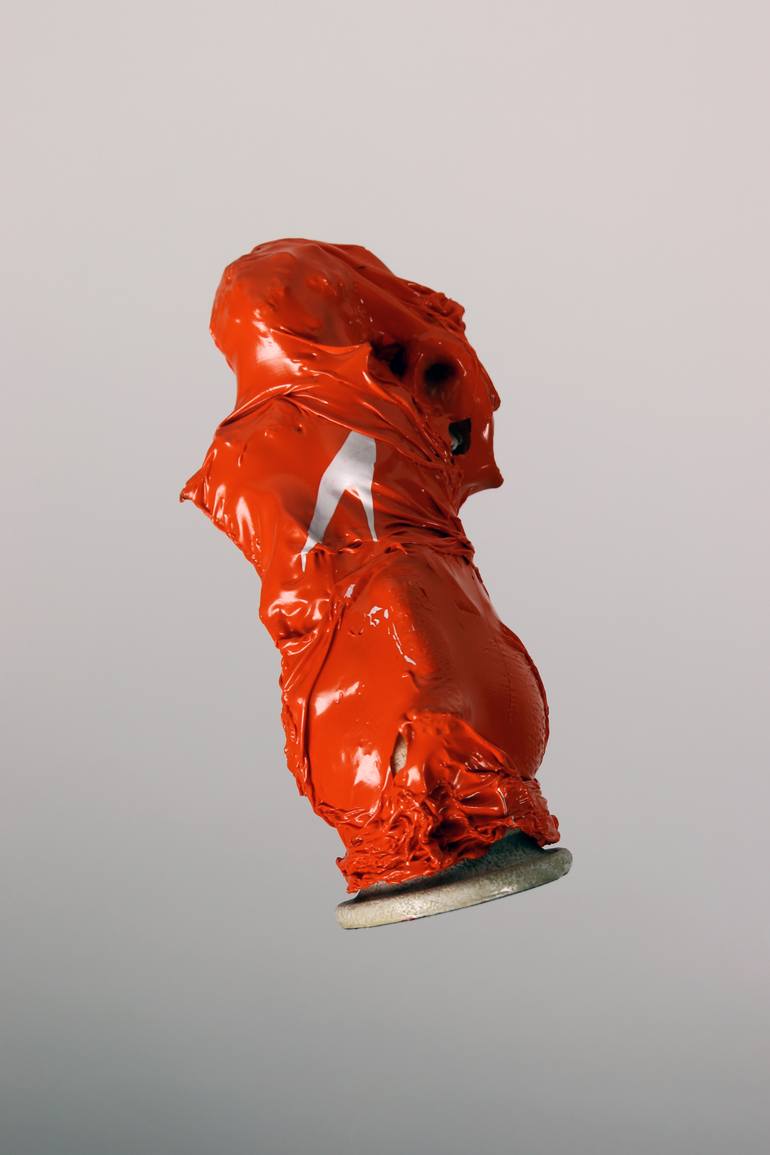 Original Abstract Expressionism Men Sculpture by Gastón Lisak