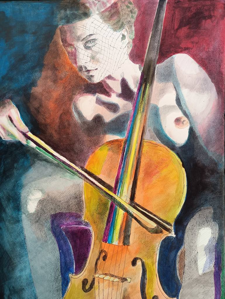 Original Music Painting by Paola Imposimato