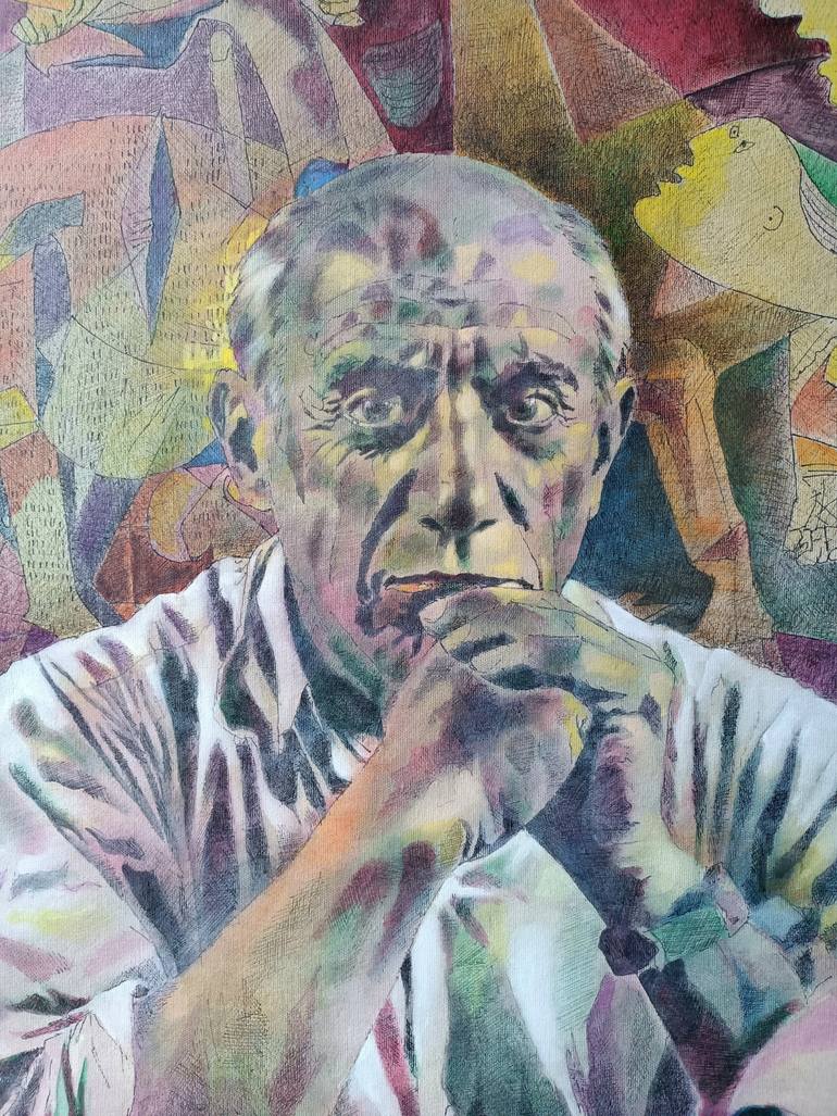 Original Expressionism Pop Culture/Celebrity Painting by Paola Imposimato