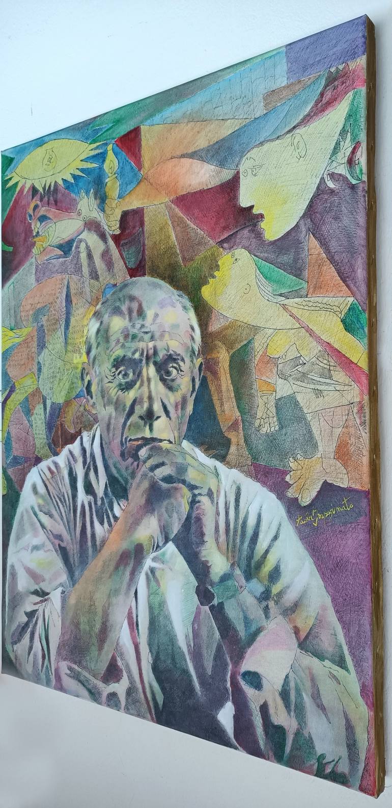 Original Expressionism Pop Culture/Celebrity Painting by Paola Imposimato