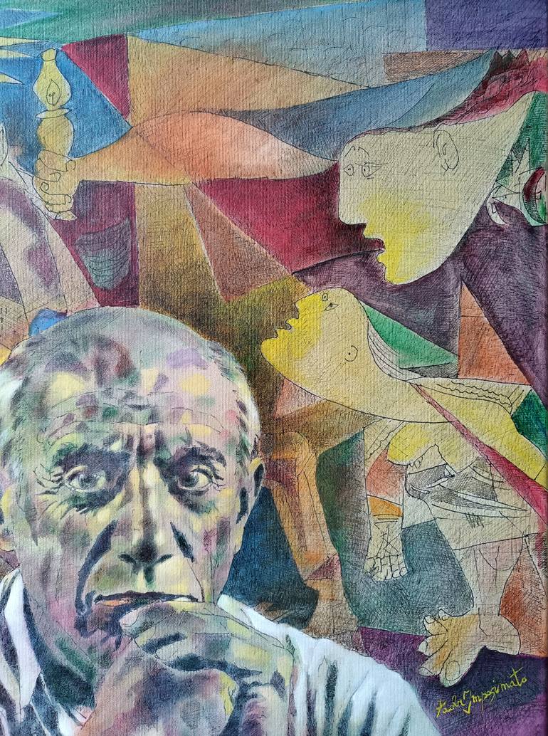 Original Expressionism Pop Culture/Celebrity Painting by Paola Imposimato