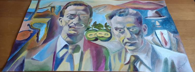 Original Surrealism World Culture Painting by Paola Imposimato