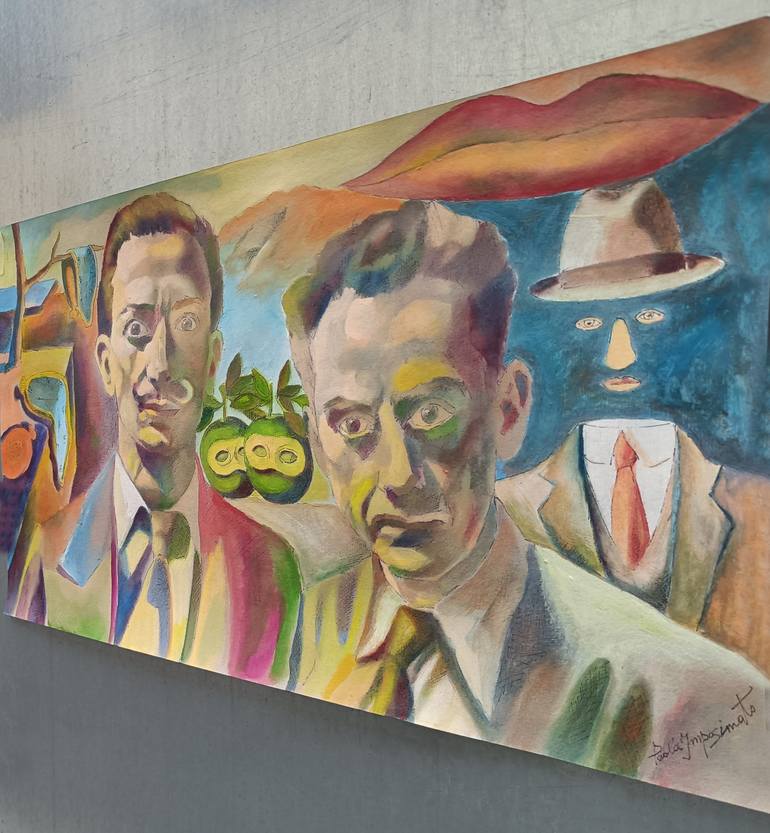 Original Surrealism World Culture Painting by Paola Imposimato