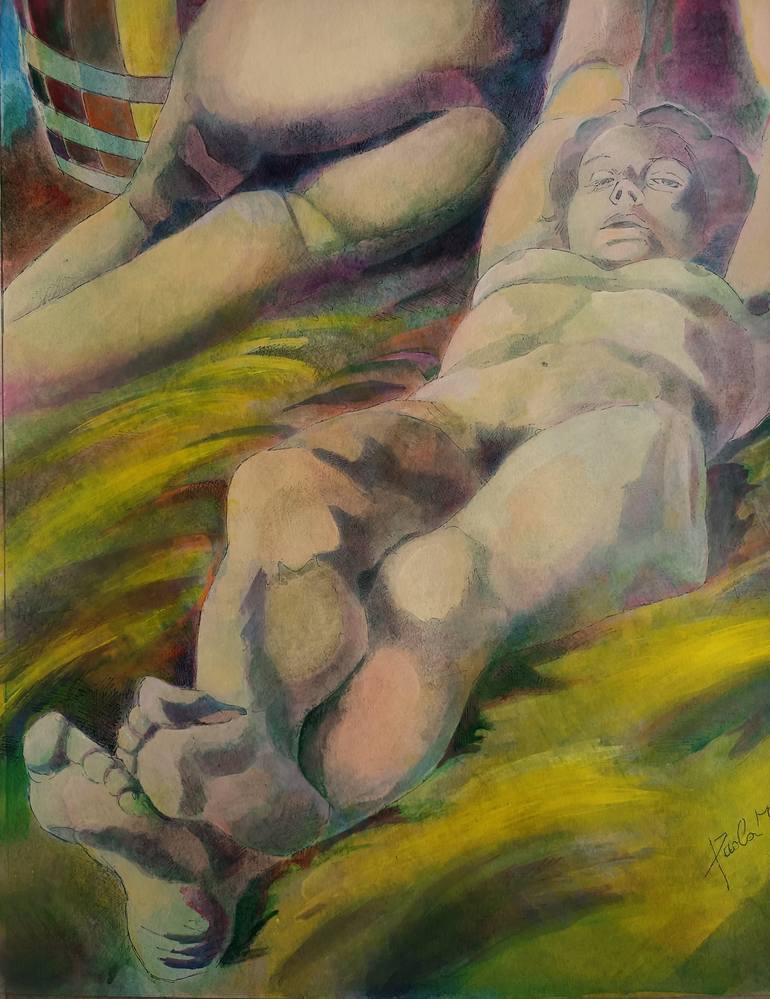 Original Nude Painting by Paola Imposimato