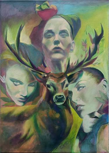 Print of Figurative Fantasy Paintings by Paola Imposimato