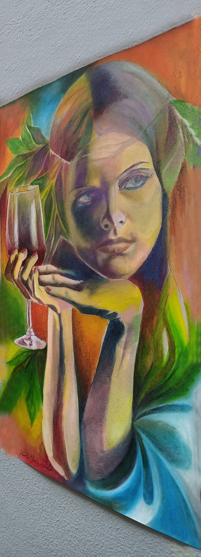 Original Portraiture Women Painting by Paola Imposimato