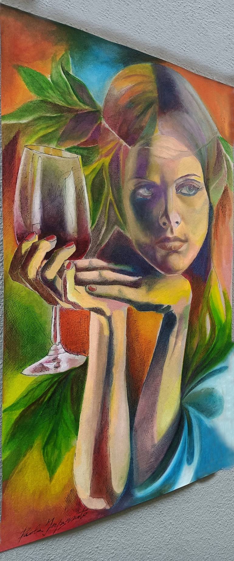 Original Portraiture Women Painting by Paola Imposimato