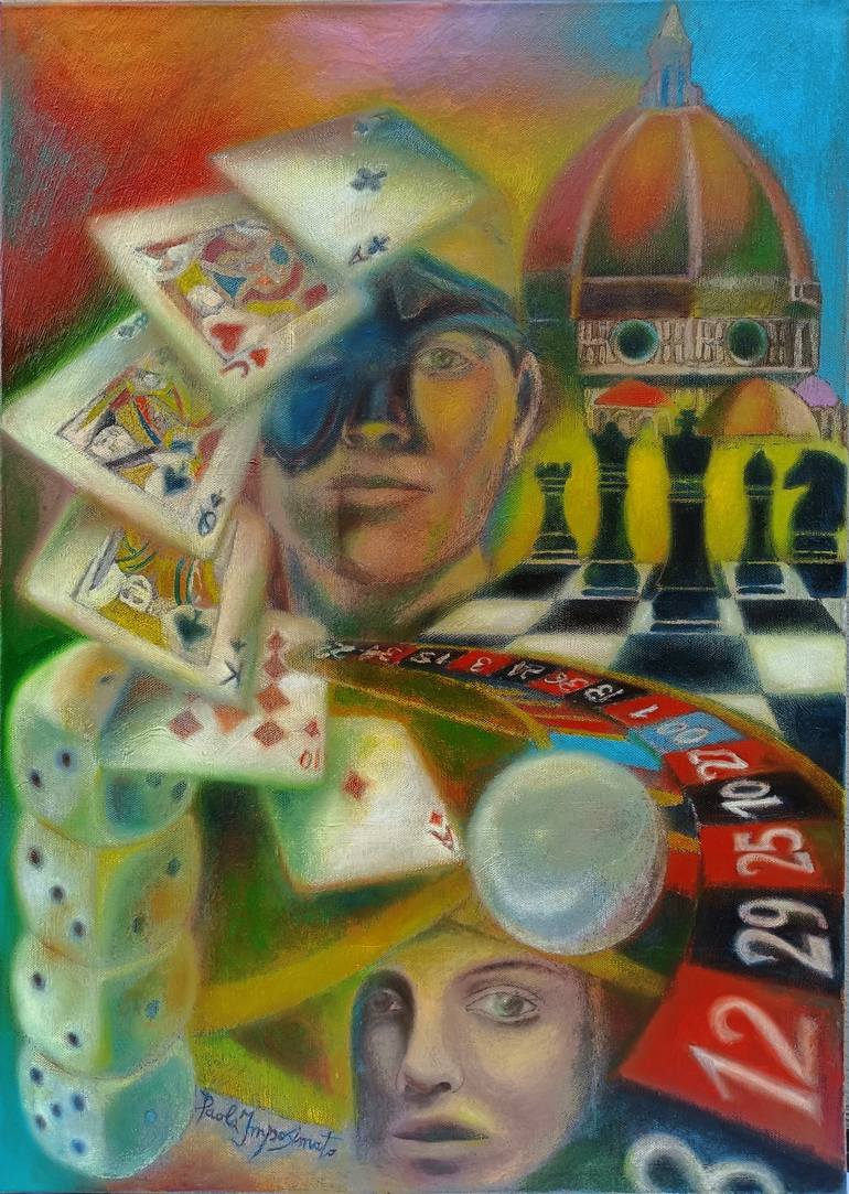 Print of Expressionism Fantasy Paintings by Paola Imposimato