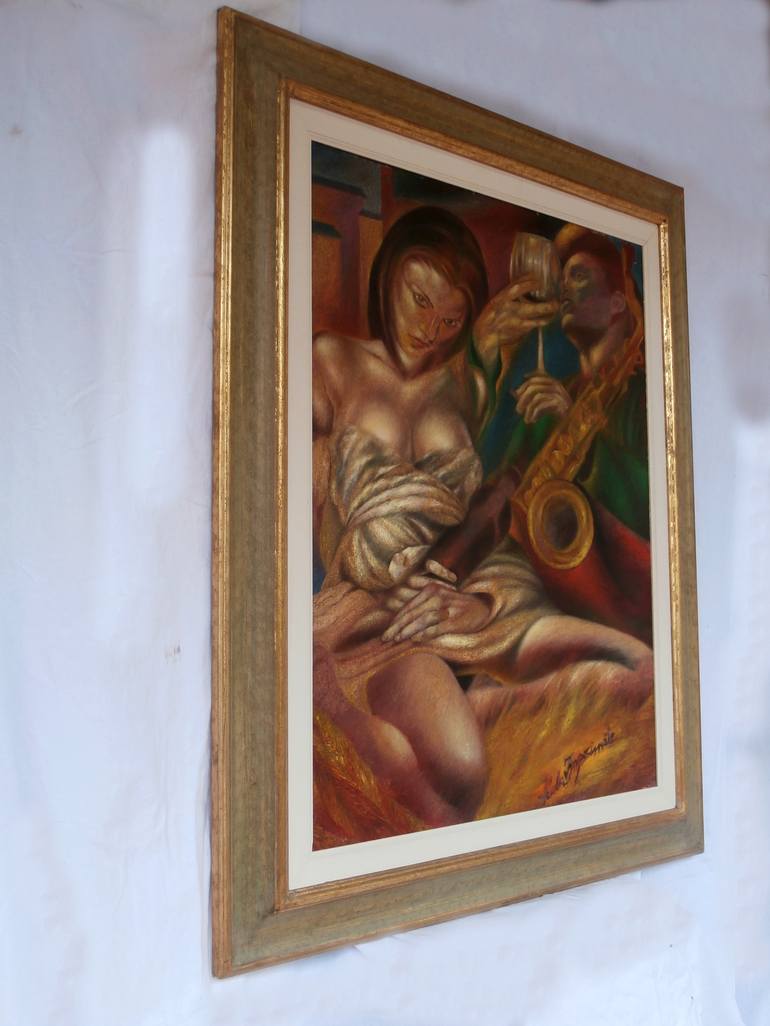 Original Figurative Rural life Painting by Paola Imposimato