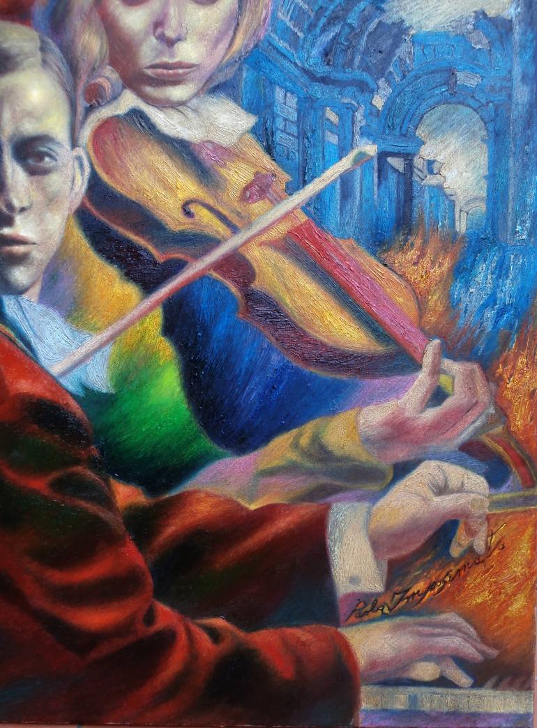 Original Music Painting by Paola Imposimato