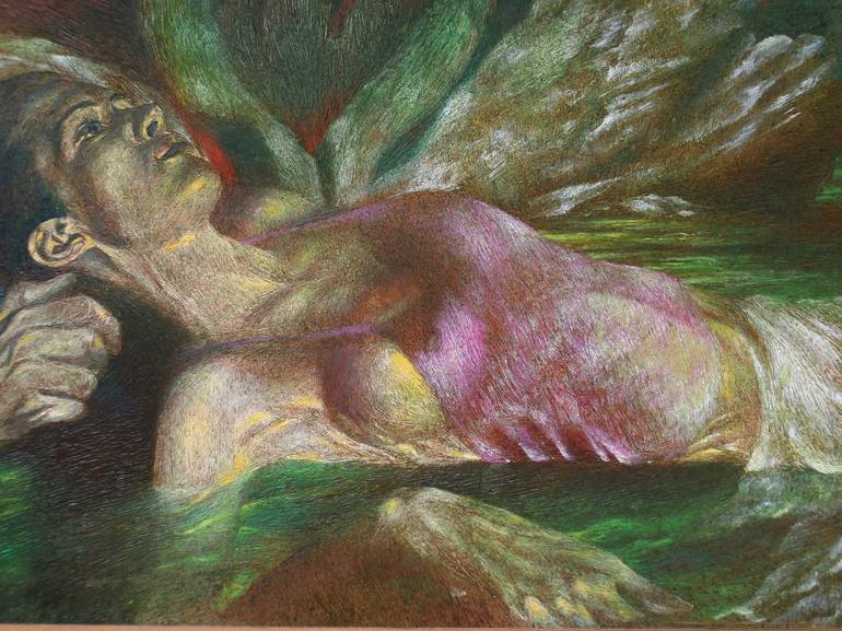 Original Figurative Fantasy Painting by Paola Imposimato