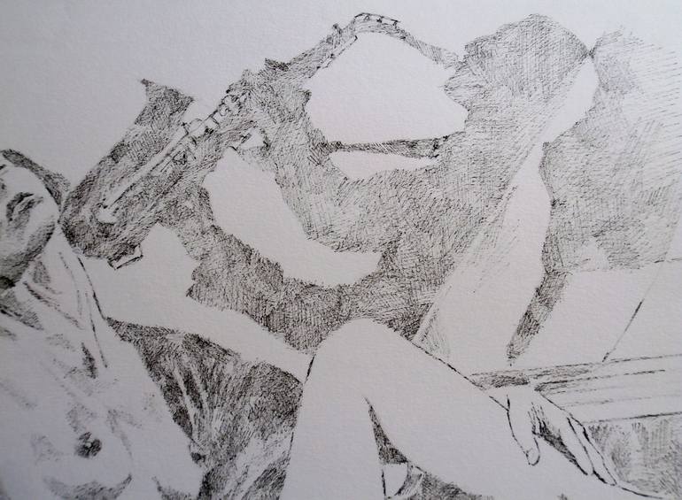 Original Nude Drawing by Paola Imposimato