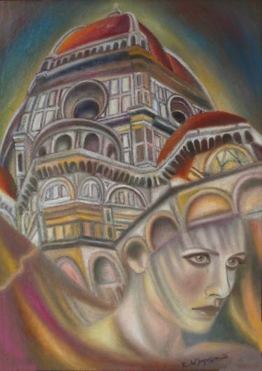 Original Surrealism Portrait Paintings by Paola Imposimato