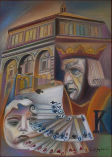 Print of Surrealism Fantasy Paintings by Paola Imposimato