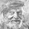 Artwork that represents the portrait of Giuseppe Ungaretti, executed completely in pencil in contemporary figurative style, inspired by my admiration for the famous Italian poet, writer, translator and academic. I interpreted the expression on his face in such a way that the strong personality, the upsets of the soul and inner struggle that he also quoted in his poems, was revealed: "I have nothing but haughtiness and goodness" we read in the "PIETÀ".
