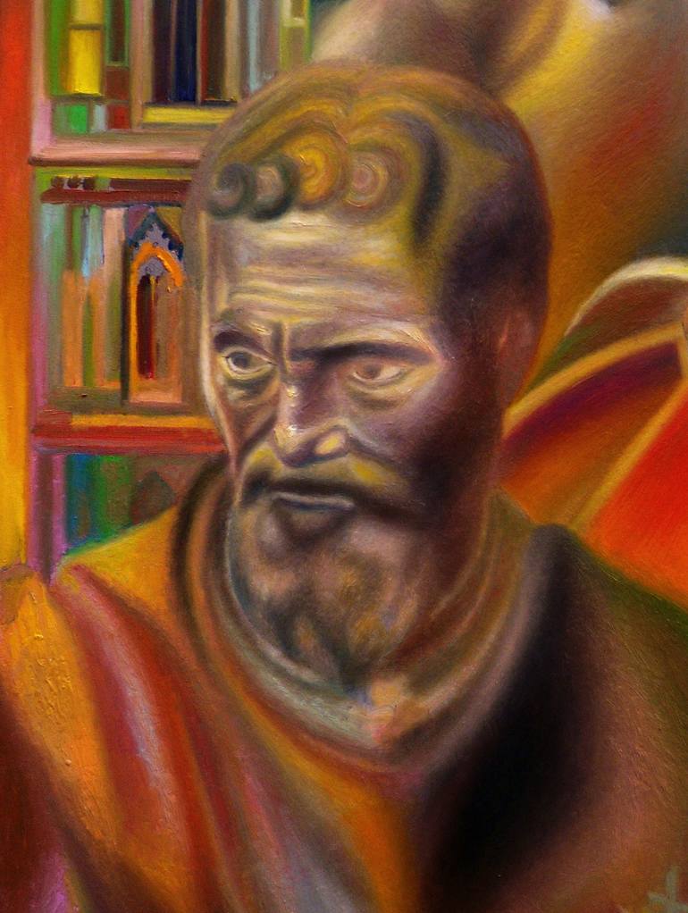 Original Expressionism Pop Culture/Celebrity Painting by Paola Imposimato