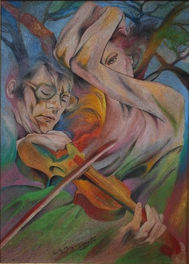 Print of Figurative Music Paintings by Paola Imposimato