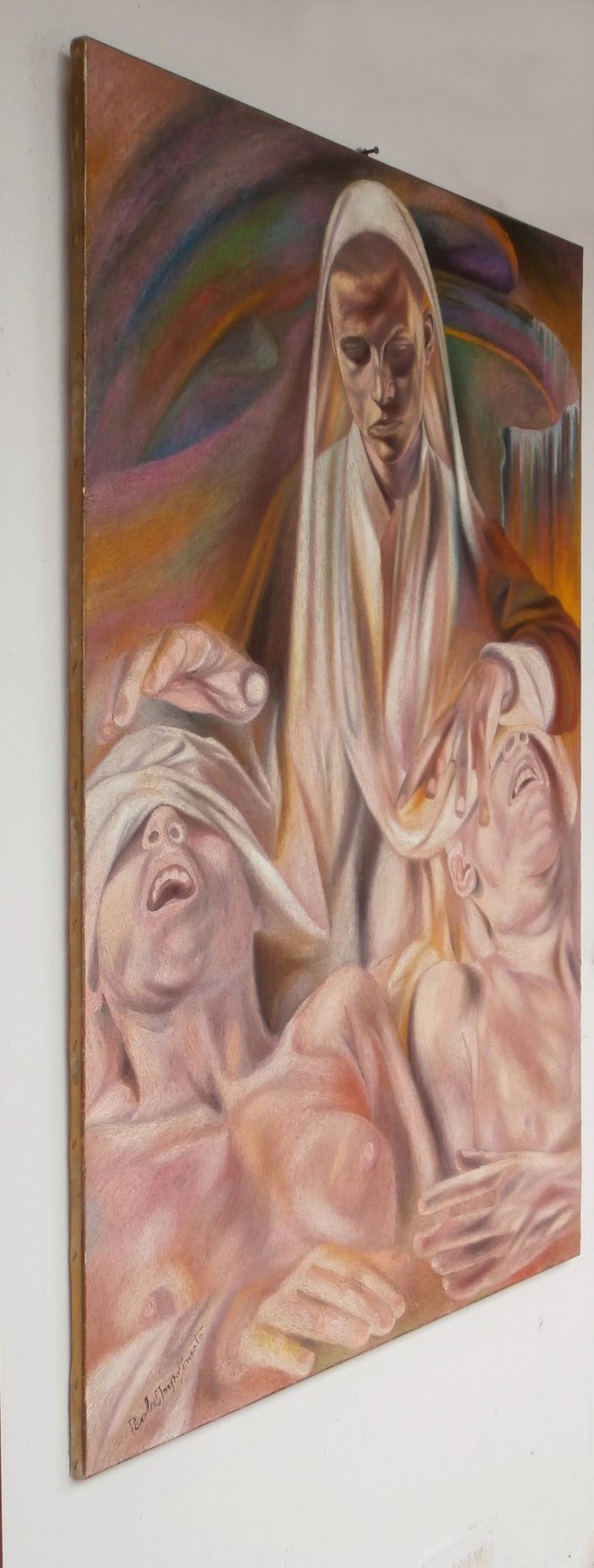 Original Figurative Religious Painting by Paola Imposimato