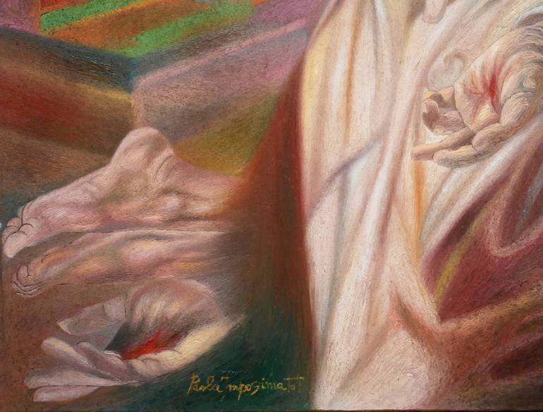 Original Figurative Religious Painting by Paola Imposimato