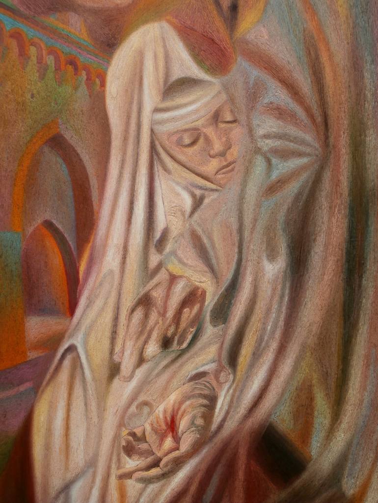 Original Religious Painting by Paola Imposimato