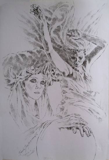 Print of Figurative Fantasy Drawings by Paola Imposimato