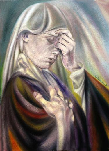 Original Expressionism Religious Paintings by Paola Imposimato