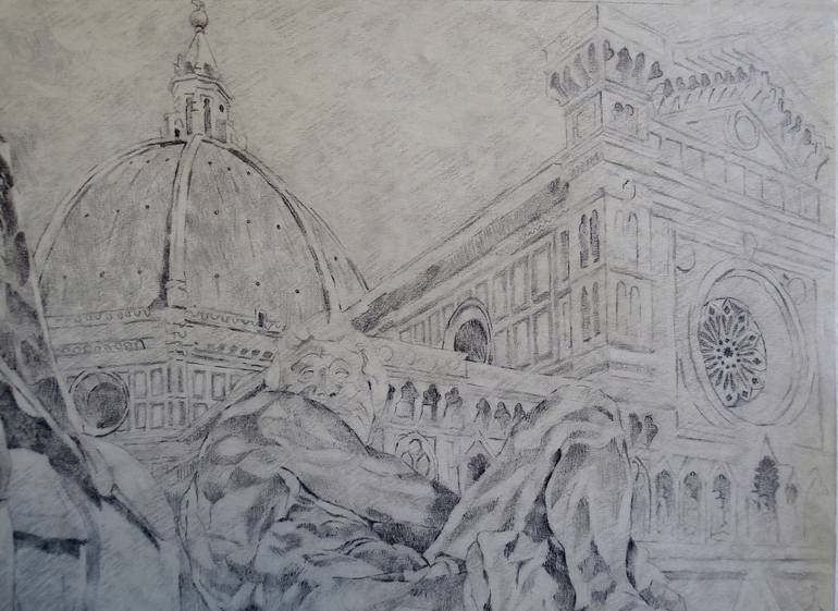 Original Figurative Culture Drawing by Paola Imposimato