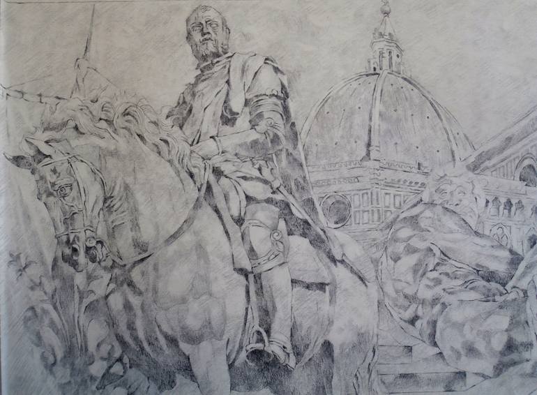 Original Figurative Culture Drawing by Paola Imposimato