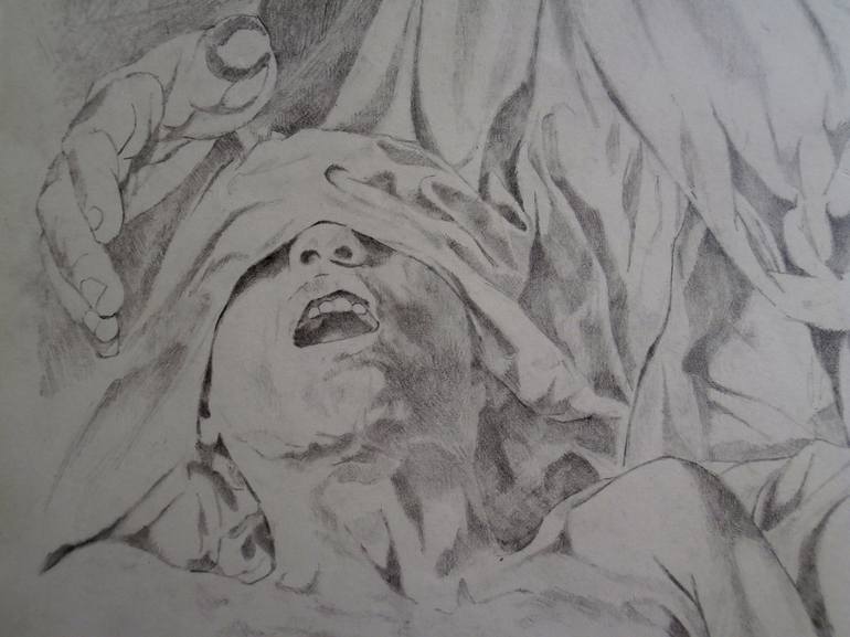 Original Religious Drawing by Paola Imposimato