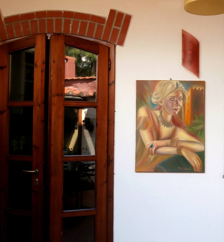 Original Expressionism Women Painting by Paola Imposimato
