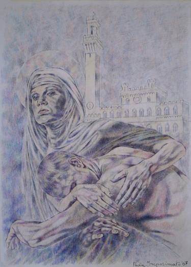Print of Figurative Religious Drawings by Paola Imposimato