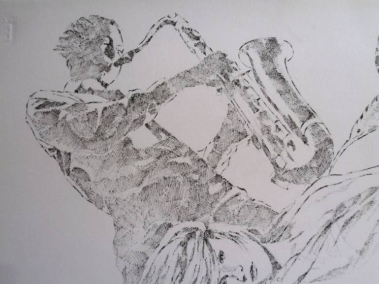 Original Music Drawing by Paola Imposimato