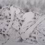 If on foot you walk and by car you travel ... on a motorcycle you dream: this is the dedication inherent in the drawing made in ink and pencil on cardboard, inspired by the passion of the two wheels in harmony with the charm of femininity.