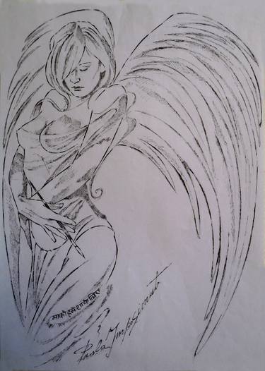 Print of Art Deco Fantasy Drawings by Paola Imposimato