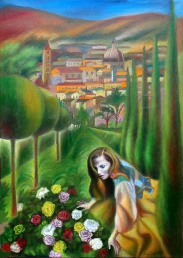 Print of Figurative Landscape Paintings by Paola Imposimato