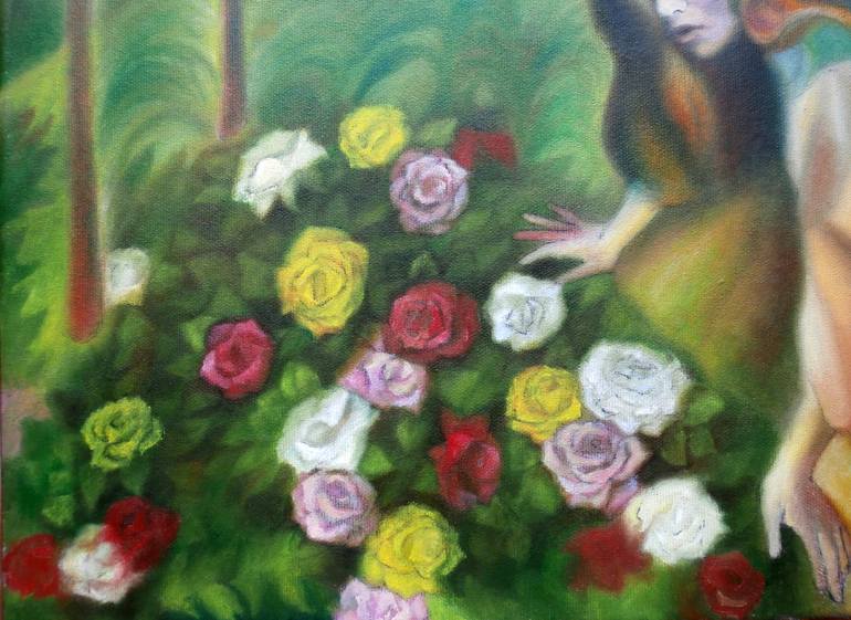 Original Figurative Landscape Painting by Paola Imposimato