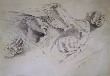 Original Figurative Religious Drawings by Paola Imposimato