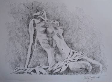 Print of Nude Drawings by Paola Imposimato