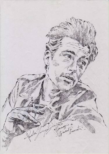 Print of Figurative Celebrity Drawings by Paola Imposimato
