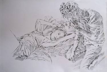 Print of Figurative Love Drawings by Paola Imposimato