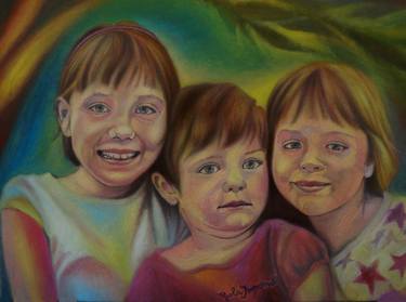 Print of Figurative Children Paintings by Paola Imposimato