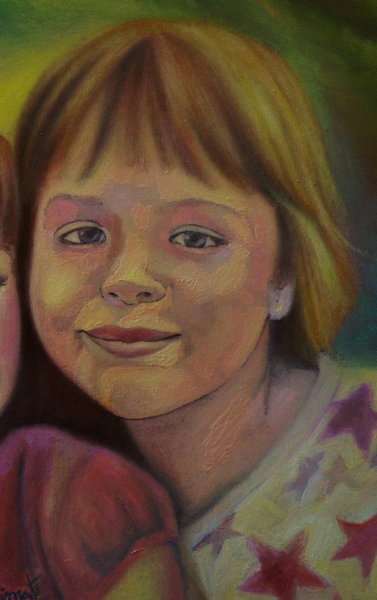 Original Figurative Children Painting by Paola Imposimato