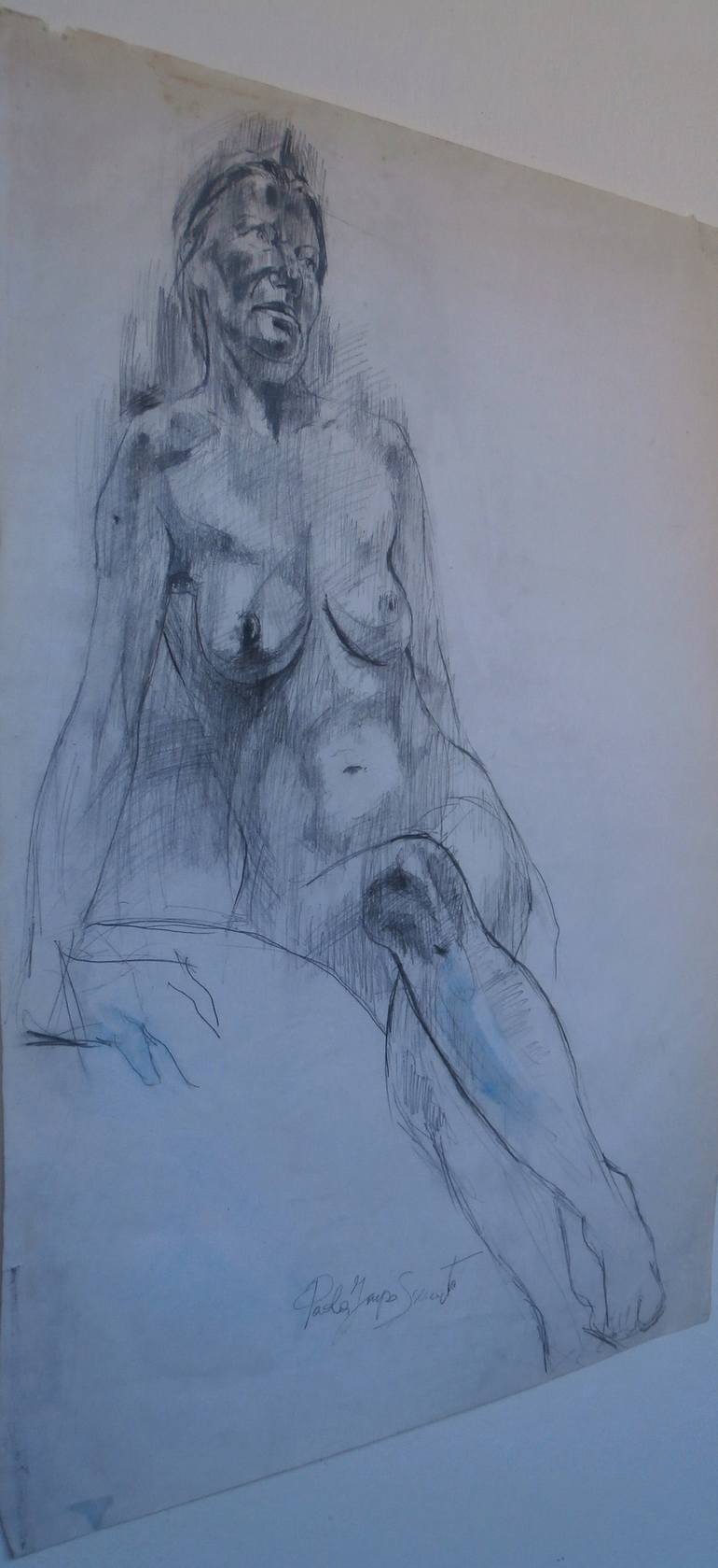 Original Nude Drawing by Paola Imposimato