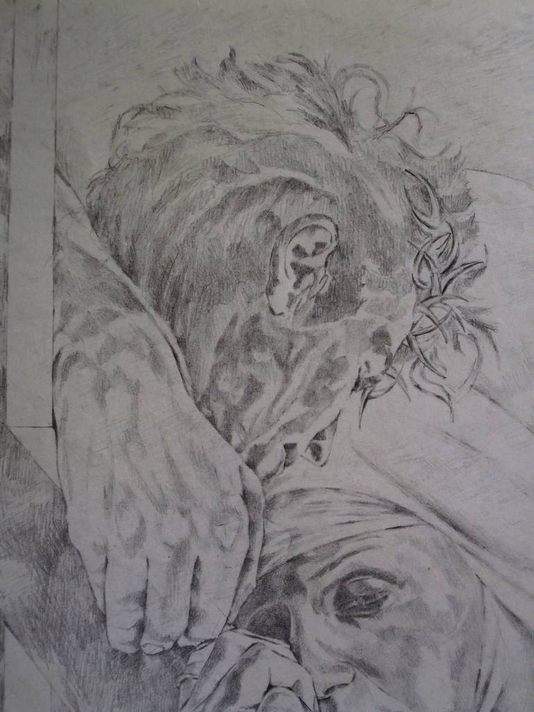 Original Religious Drawing by Paola Imposimato