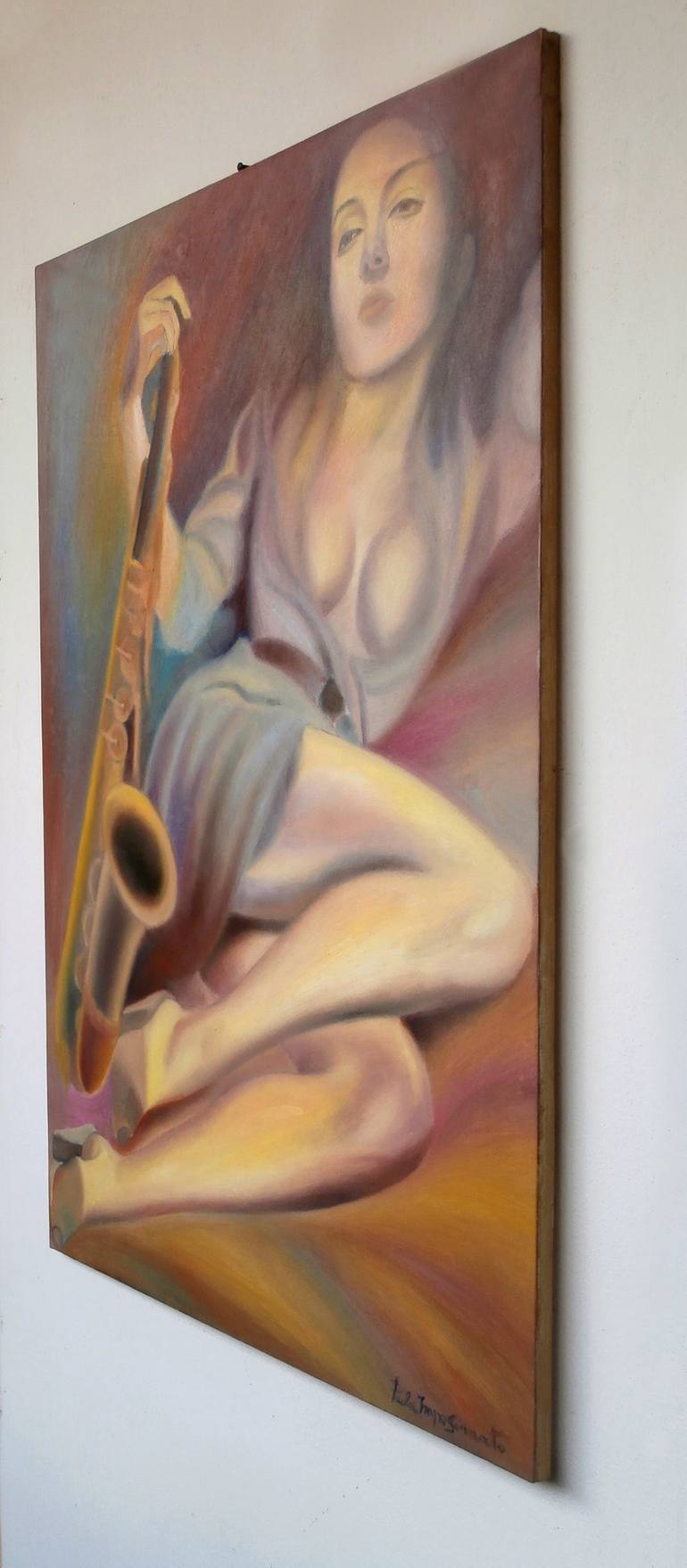 Original Figurative Women Painting by Paola Imposimato