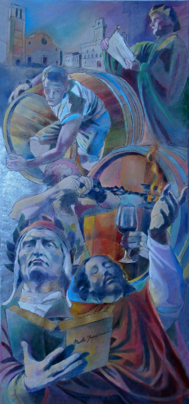 THE SUPREME POET Painting by Paola Imposimato Saatchi Art THE SUPREME POET Painting by Paola Imposimato Saatchi Art