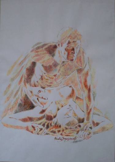 Print of Figurative Erotic Drawings by Paola Imposimato