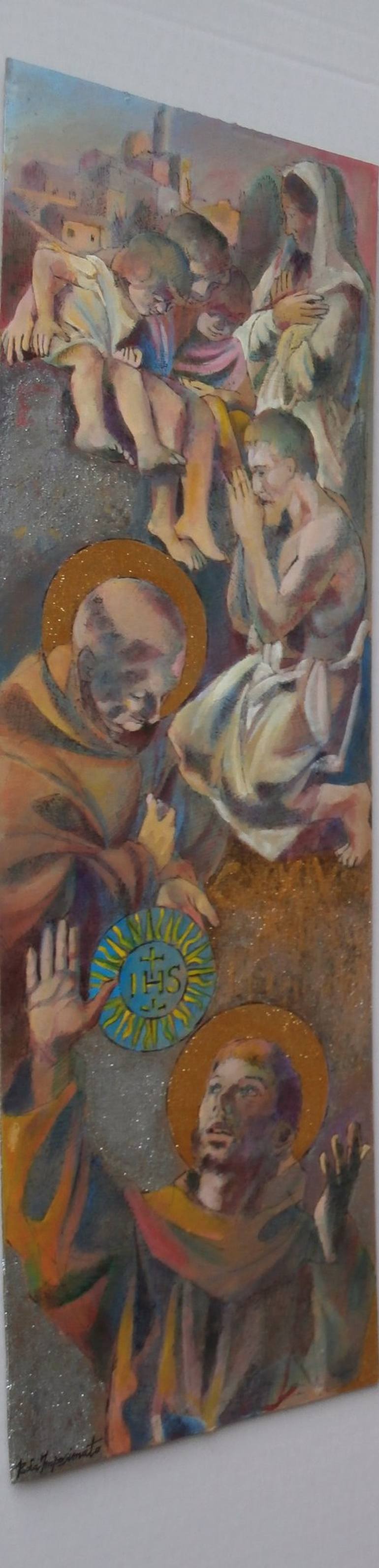 Original Religious Painting by Paola Imposimato